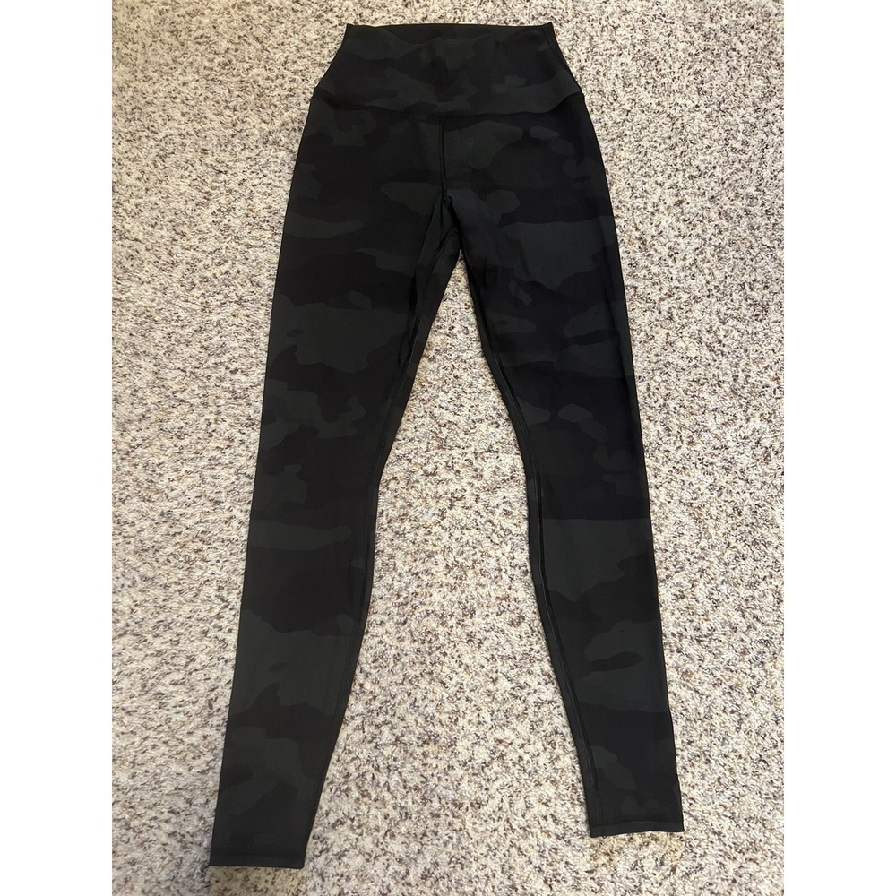 Alo Yoga High-Waist Camo Vapor Legging Hunter Camouflage Sz‎ S Green Full Length